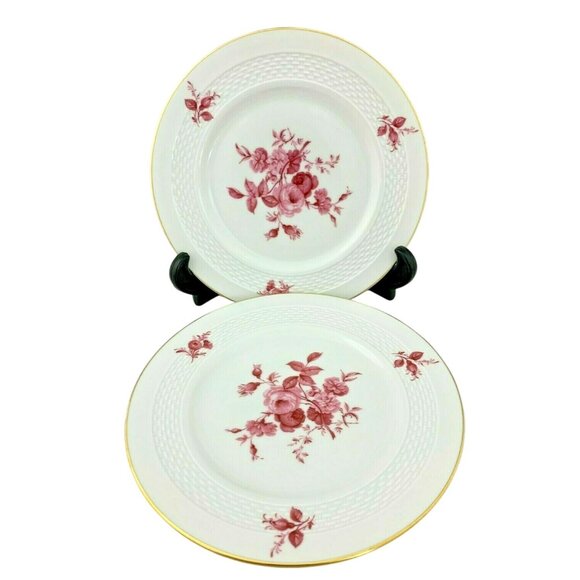 Vintage Hutschenreuther Hohenberg China - Serenade - Pair Salad Plates - 7.75" - Picture 1 of 9